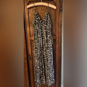 Final Touch NWT summer dress black and off white small